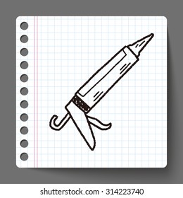Glue gun doodle