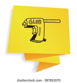 Glue gun doodle