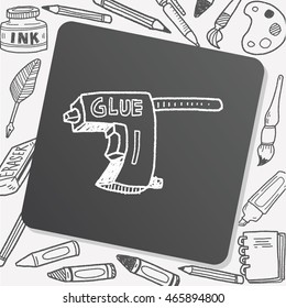 Glue gun doodle
