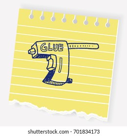 Glue gun doodle