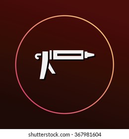 Glue gun icon