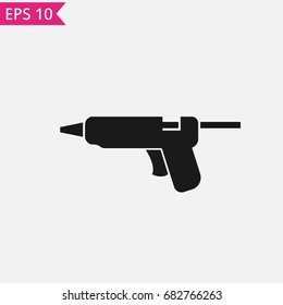 Glue Gun Icon Vector.