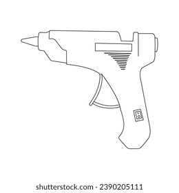 Glue gun icon vector illustration symbol design