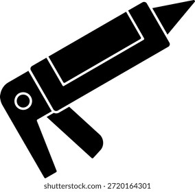 Pistola de pegamento Línea Vector Icon Design