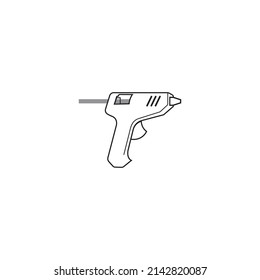 Glue gun vector icon .illustration design template.