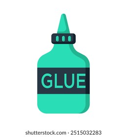 glue icon of color style design vector template