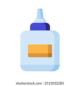 glue icon of color style design vector template