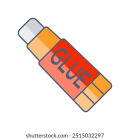 glue icon of color style design vector template