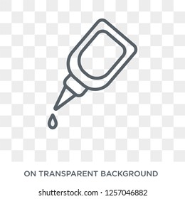 Glue icon. Glue design concept from  collection. Simple element vector illustration on transparent background.