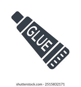 glue icon design of glyph style vector template
