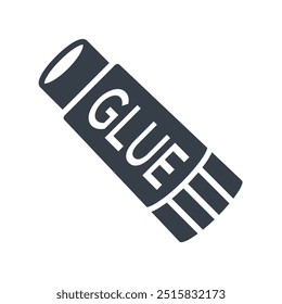 glue icon design of glyph style vector template