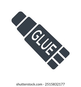glue icon design of glyph style vector template