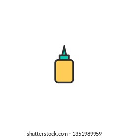 Glue icon design. Stationery icon vector illustration