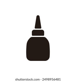 Glue icon. Flat silhouette version.