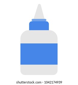 Glue icon, flat style