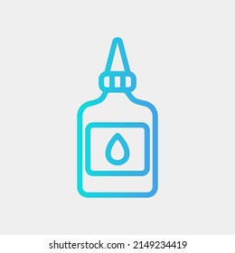 Icono de brillo en estilo de degradado, uso para presentación de aplicaciones móviles del sitio web
