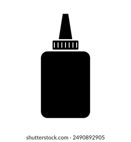 Glue icon illustrated on background