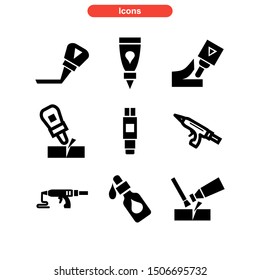 glue icon isolated sign symbol vector illustration - Collection of high quality black style vector icons
