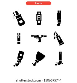glue icon isolated sign symbol vector illustration - Collection of high quality black style vector icons
