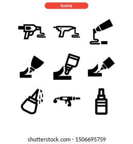 glue icon isolated sign symbol vector illustration - Collection of high quality black style vector icons
