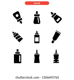 glue icon isolated sign symbol vector illustration - Collection of high quality black style vector icons
