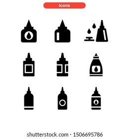 glue icon isolated sign symbol vector illustration - Collection of high quality black style vector icons

