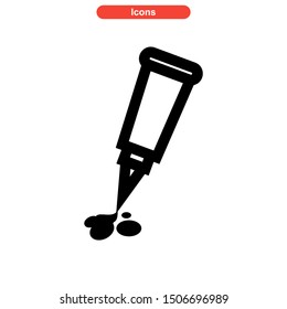 glue icon isolated sign symbol vector illustration - high quality black style vector icons

