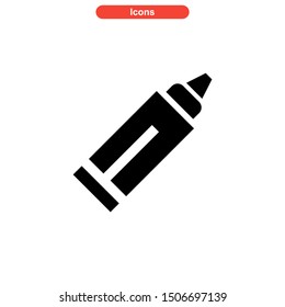 glue icon isolated sign symbol vector illustration - high quality black style vector icons
