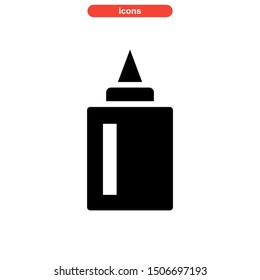 glue icon isolated sign symbol vector illustration - high quality black style vector icons
