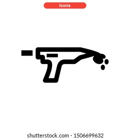 glue icon isolated sign symbol vector illustration - high quality black style vector icons
