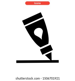 glue icon isolated sign symbol vector illustration - high quality black style vector icons
