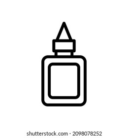 glue icon line style vector