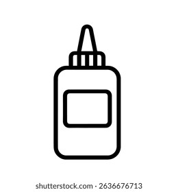 Glue icon on white background vector
Vector line icon office, work