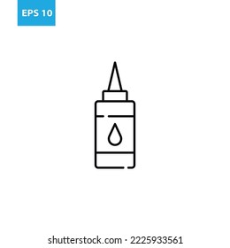 Glue icon outline Vector illustration