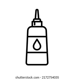 Glue icon. Pictogram isolated on a white background. Vector illustration.