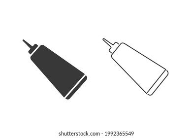 Glue icon set. Glue design concept from collection. Simple element vector illustration on white background