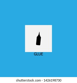 glue icon sign signifier vector