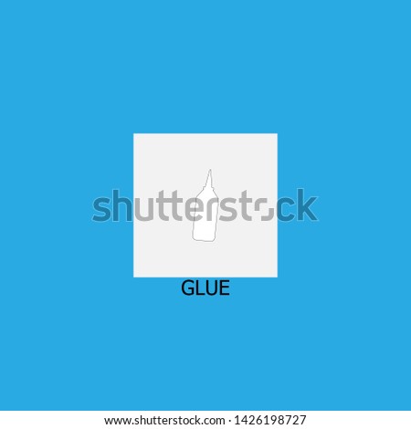 glue icon sign signifier vector
