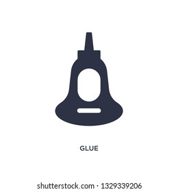 glue icon. Simple element illustration from education 2 concept. glue editable symbol design on white background. Can be use for web and mobile.