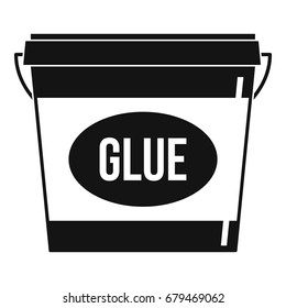 Glue icon. Simple illustration of glue vector icon for web