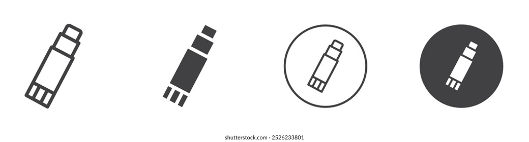 Glue icon Simple outline vector logo