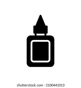 glue icon solid style vector