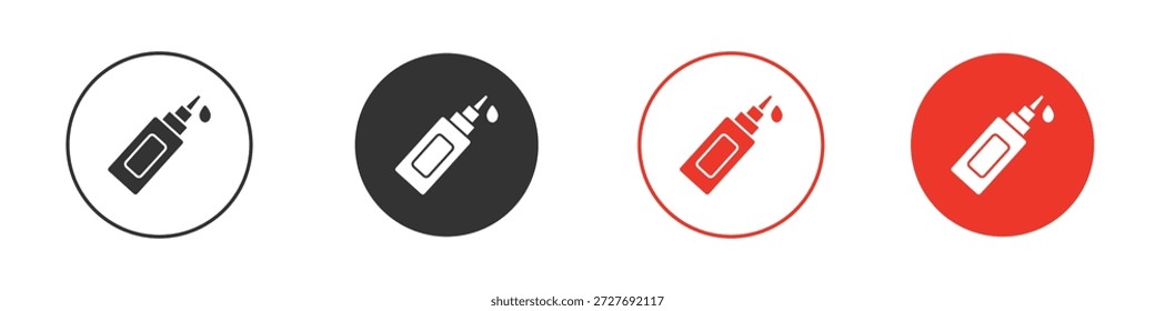 Símbolo de ícone de cola. Design simples e plano para aplicativos móveis ou da Web. Logotipo de ilustração Vetor mínimo.