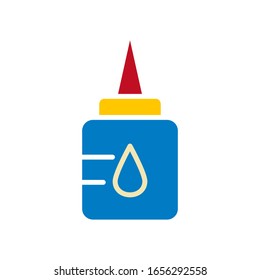 Glue icon or symbol vector design templates