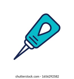 Glue icon or symbol vector design templates