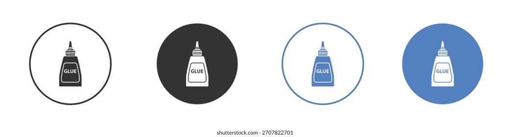ícone de cola ilustração de arte vetorial. para conceitos móveis e web designs
