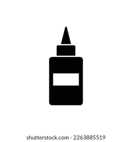 glue icon vector bottle sign