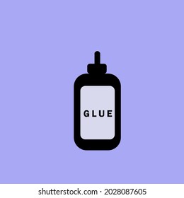 Glue icon vector, flat symbol design glue