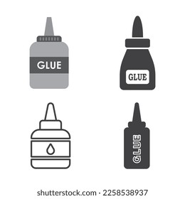 glue icon vector illustration logo design