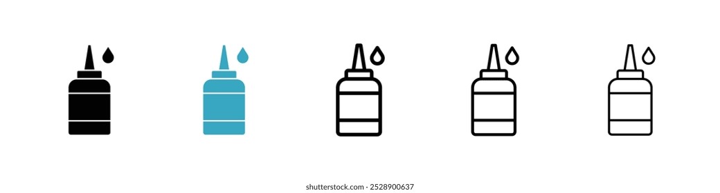Glue icon vector illustration set